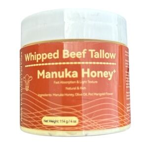 Whipped Beef Tallow with Manuka Honey NEW Pc